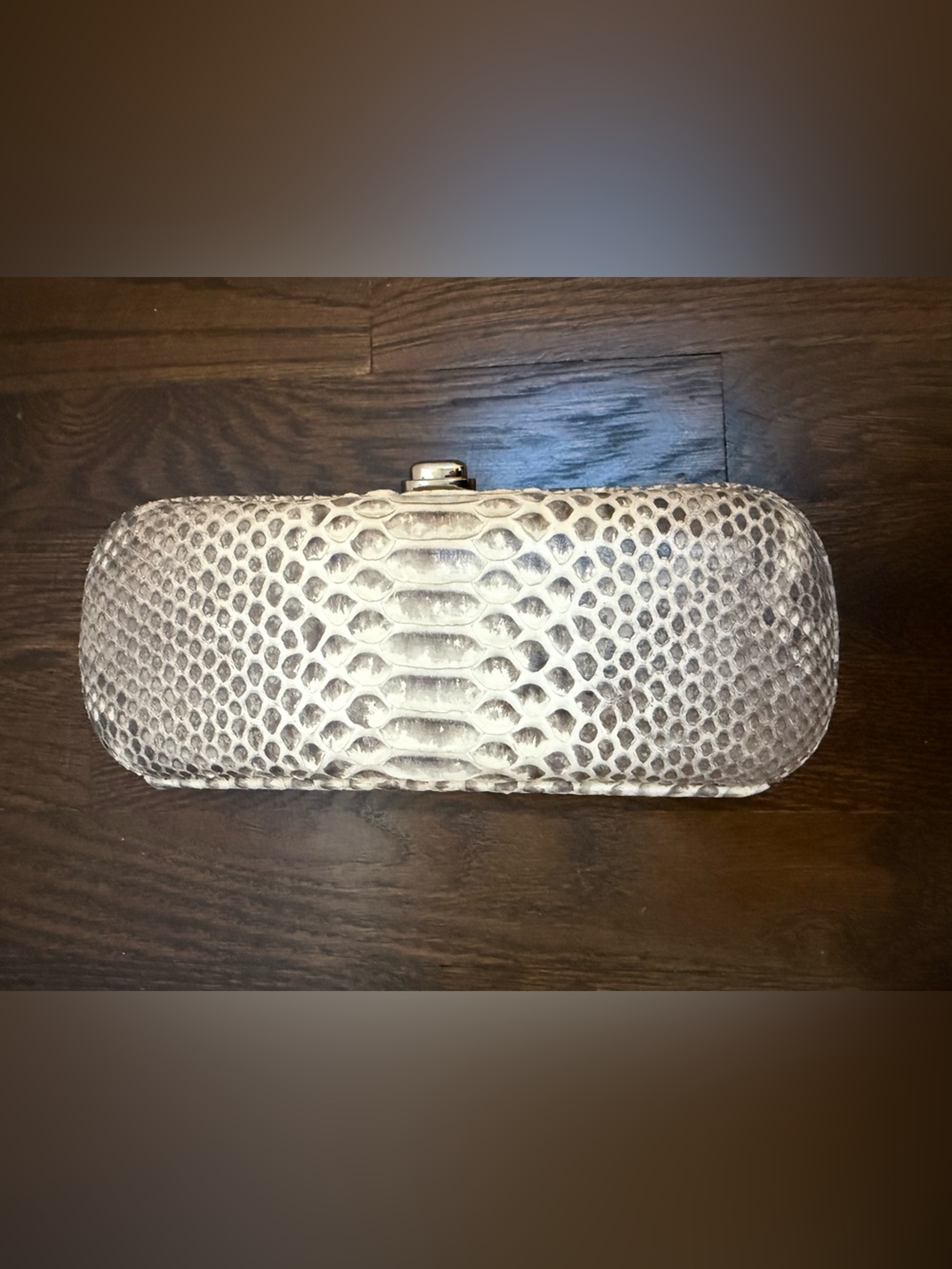 Alexandra DeClaris Genuine Snakeskin Clutch